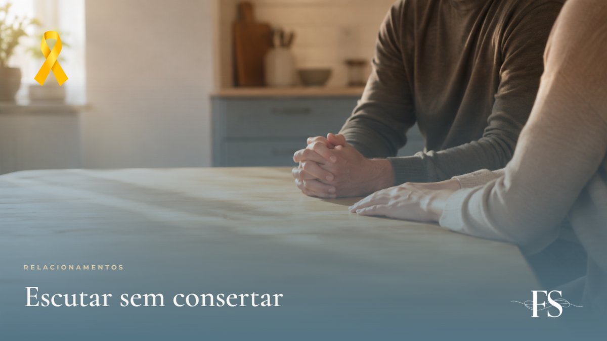Escutar sem consertar